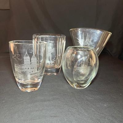 Signed Orrefors Glass Vases & More (O-RG)
