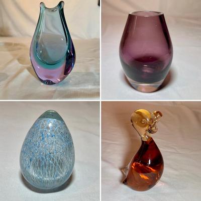 Oggetti & More Hand Blown Glass Vases Plus More (O-RG)
