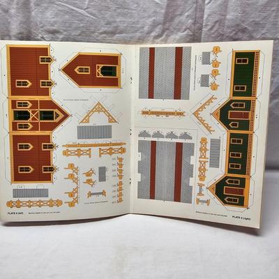 Collection of Paper Cut & Assemble Houses, Scenes and More (BS-JS)