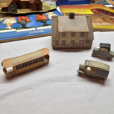 Collection of Paper Cut & Assemble Houses, Scenes and More (BS-JS)