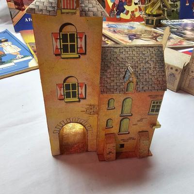 Collection of Paper Cut & Assemble Houses, Scenes and More (BS-JS)