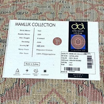 UNIQUE LOOM ~ Mamluk Collection ~ 36" Round Area Rug