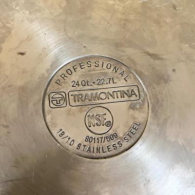 TRAMONTINA ~ 24 Qt Stainless Steel Stock Pot