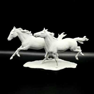 KAISER ~ G. Bochmann ~ Running Horses Porcelain Figure