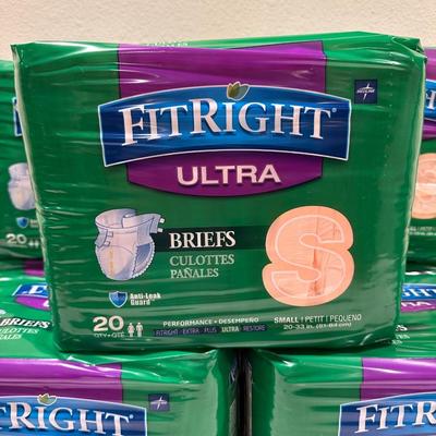 FITRIGHT ~ Small ~ 7 Brand New, Unopened Packages of 20