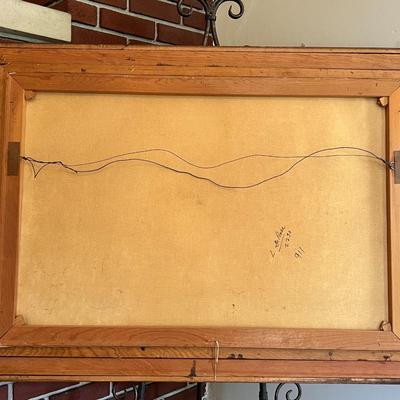 H. DeRosa Landscape Oil Painting- SIGNED