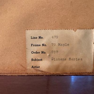 Framed Albert Ludovici Vintage Oilette-1 of 2