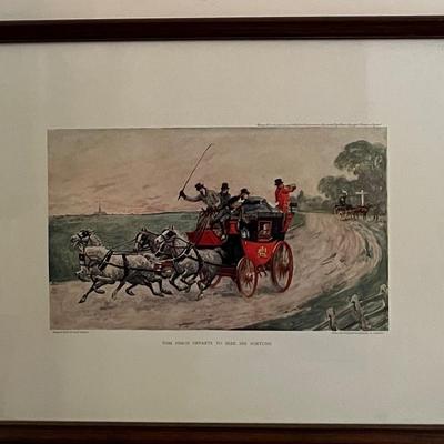 Framed Albert Ludovici Vintage Oilette-1 of 2