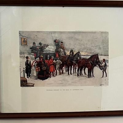 Framed Albert Ludovici Vintage Oilette- 2 of 2