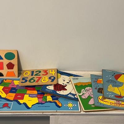Assorted Wood Puzzels