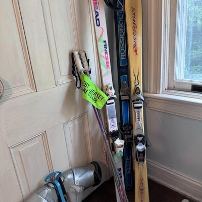 Skis (3 pairs)- includes 1 set of poles and boots