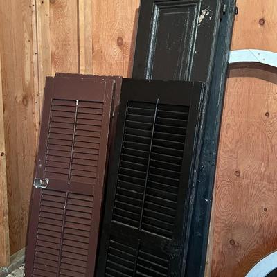 Assorted Wood Shutters