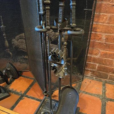 Cast Iron Fireplace Tools and Misc Décor