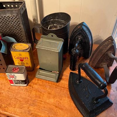 Vintage Metal and Cast Iron Items