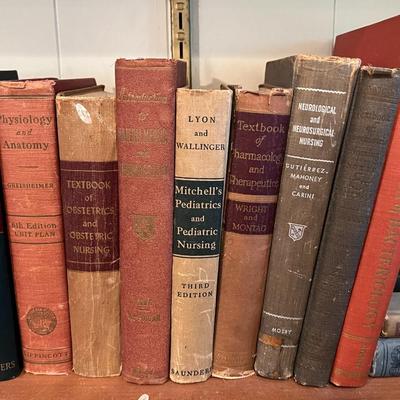 Vintage Nursing/Medical Books