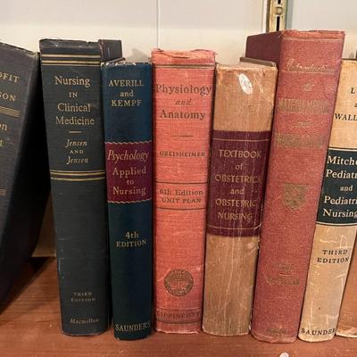Vintage Nursing/Medical Books