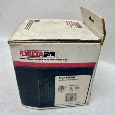 Delta Shower Head Rubbed Bronze Color NIB