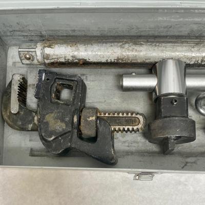 Plumbers Clean Out Wrench and Fittings