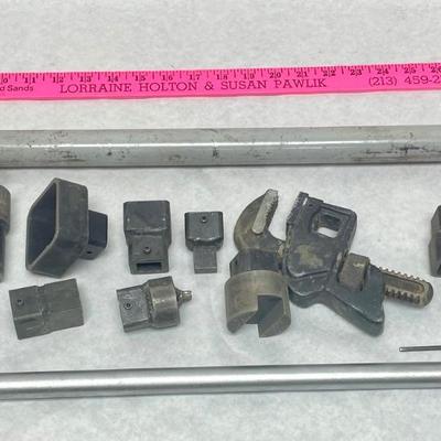 Plumbers Clean Out Wrench and Fittings