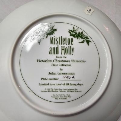 Victorian Christmas Memories Plates & Stands (BS-JS)