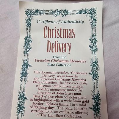 Victorian Christmas Memories Plates & Stands (BS-JS)