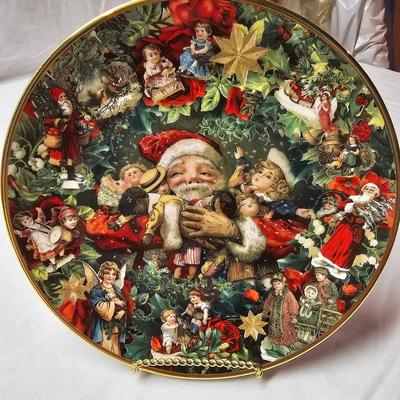 Victorian Christmas Memories Plates & Stands (BS-JS)
