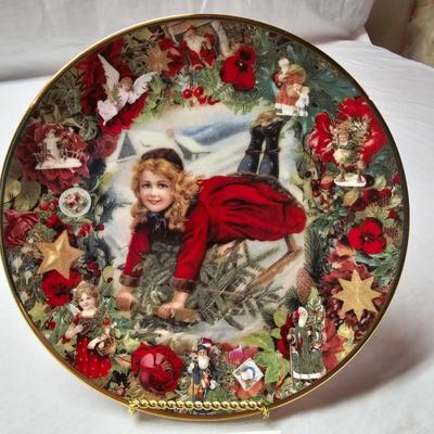 Victorian Christmas Memories Plates & Stands (BS-JS)