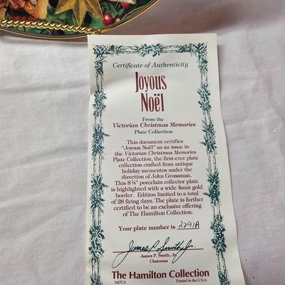 Victorian Christmas Memories Plates & Stands (BS-JS)