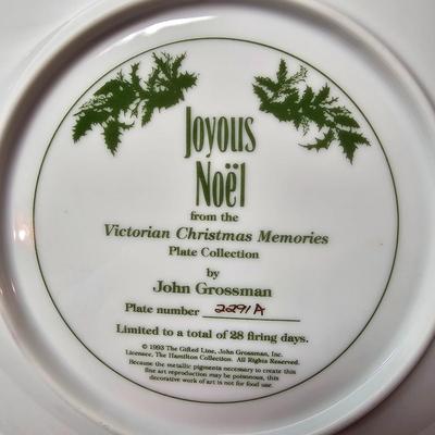 Victorian Christmas Memories Plates & Stands (BS-JS)