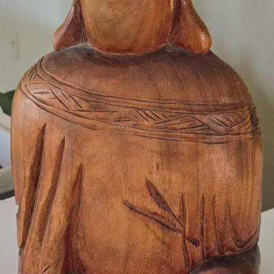 Carved Wood Buddha
