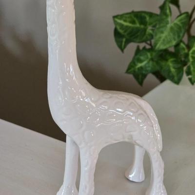 Tall, Long Neck Ceramic Giraffe