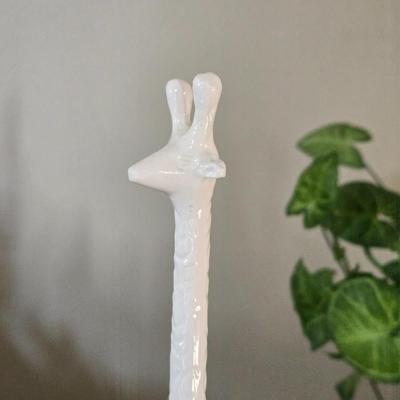 Tall, Long Neck Ceramic Giraffe