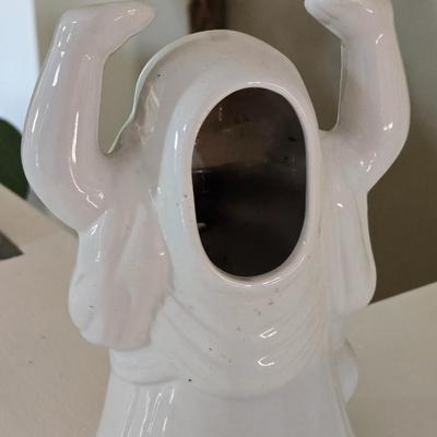 White Ceramic Buddha Incense Burner or Mug