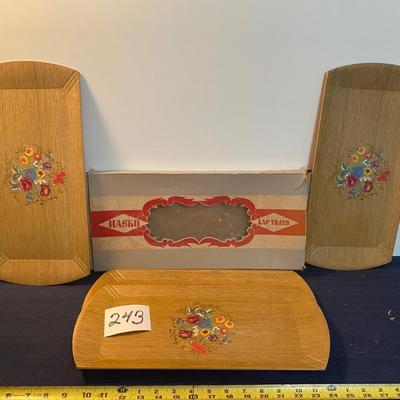 Vintage Hasko Lap Trays