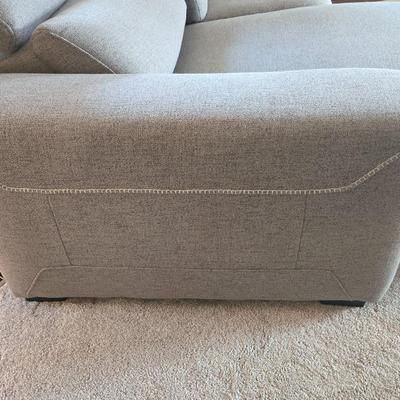 Gray Electric Recliner and Lounge Couch