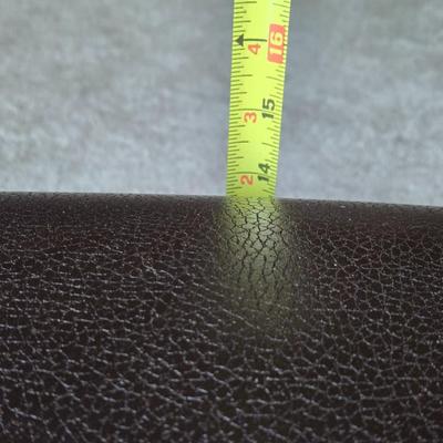 Vintage Inspired Leather Eames Style Chair and Ottoman #1