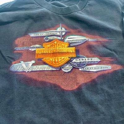 1995 Harley-Davidson Single Stitch Long Sleeve Tee Shirt - Moore, OK