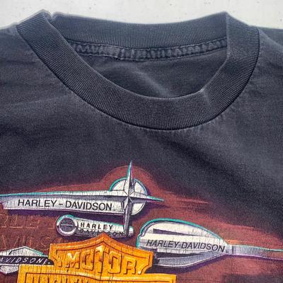 1995 Harley-Davidson Single Stitch Long Sleeve Tee Shirt - Moore, OK