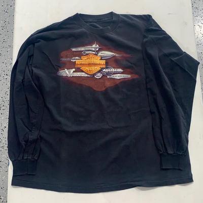 1995 Harley-Davidson Single Stitch Long Sleeve Tee Shirt - Moore, OK