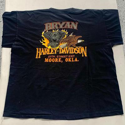 1995 Harley-Davidson Single Stitch Long Sleeve Tee Shirt - Moore, OK