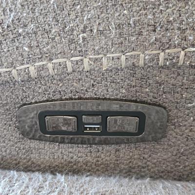 Gray Electric Reclining Couch