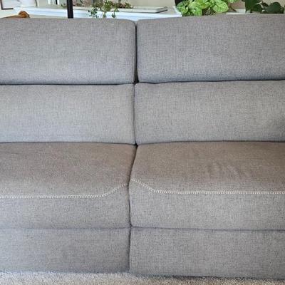 Gray Electric Reclining Couch
