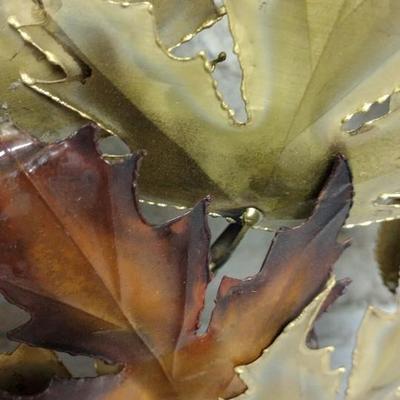 MCM Metal Leaves Wall Decor