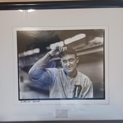 Rare Ty Cobb cut Signature with Photo