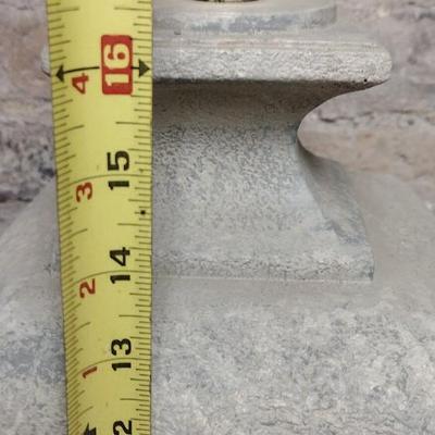 Large concrete lamp