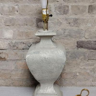 Large concrete lamp