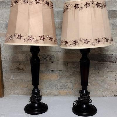 2 Pinkish Lamps