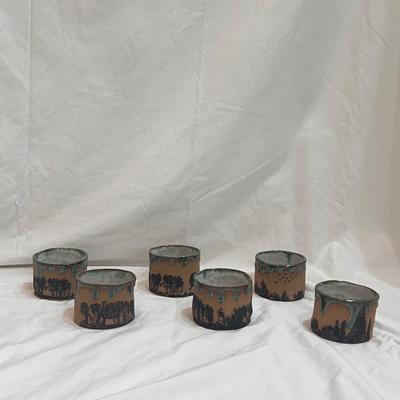 Six Handmade Ceramic Cups (MB-DZ)