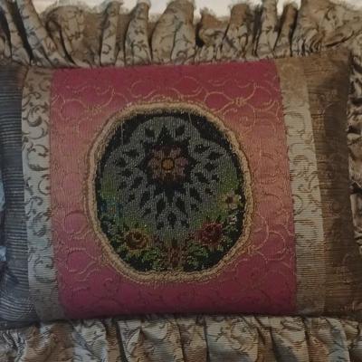 Decorative Ruffled Throw Pillow