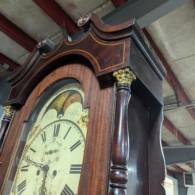 Antique 8 Foot Grandfather Clock